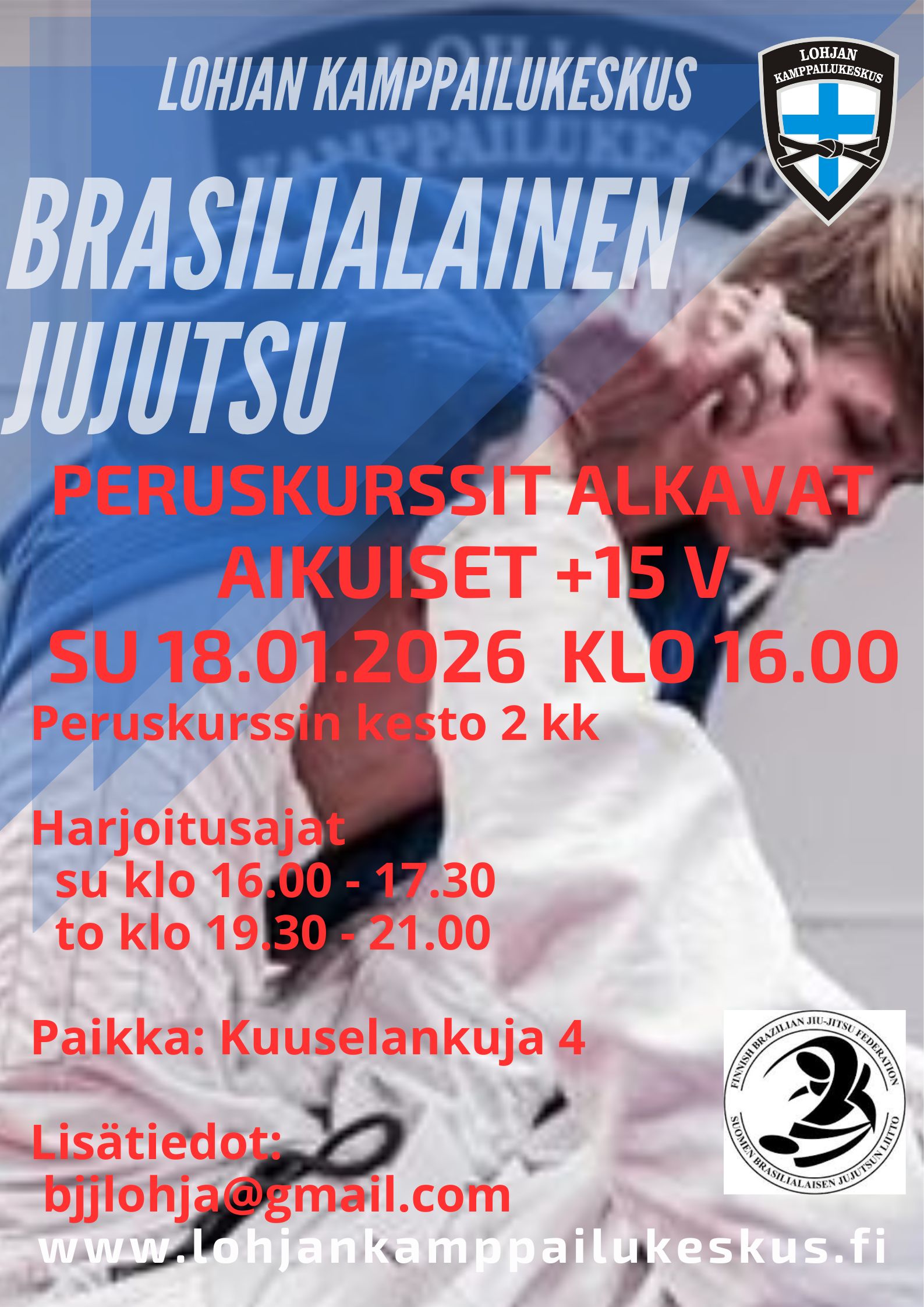 BJJ aikuiset