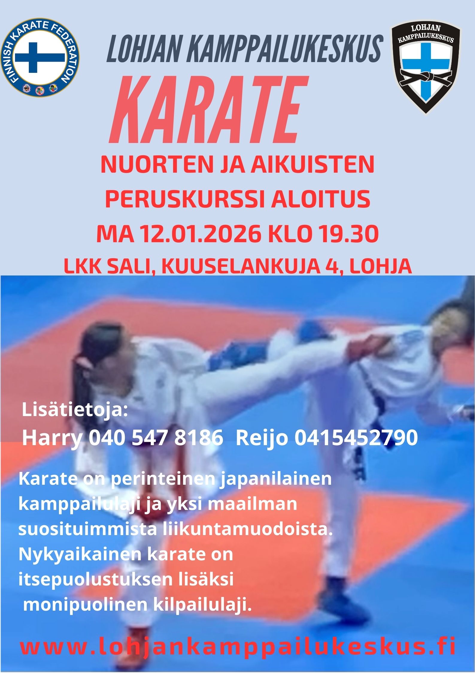 Karate aikuiset ja nuoret