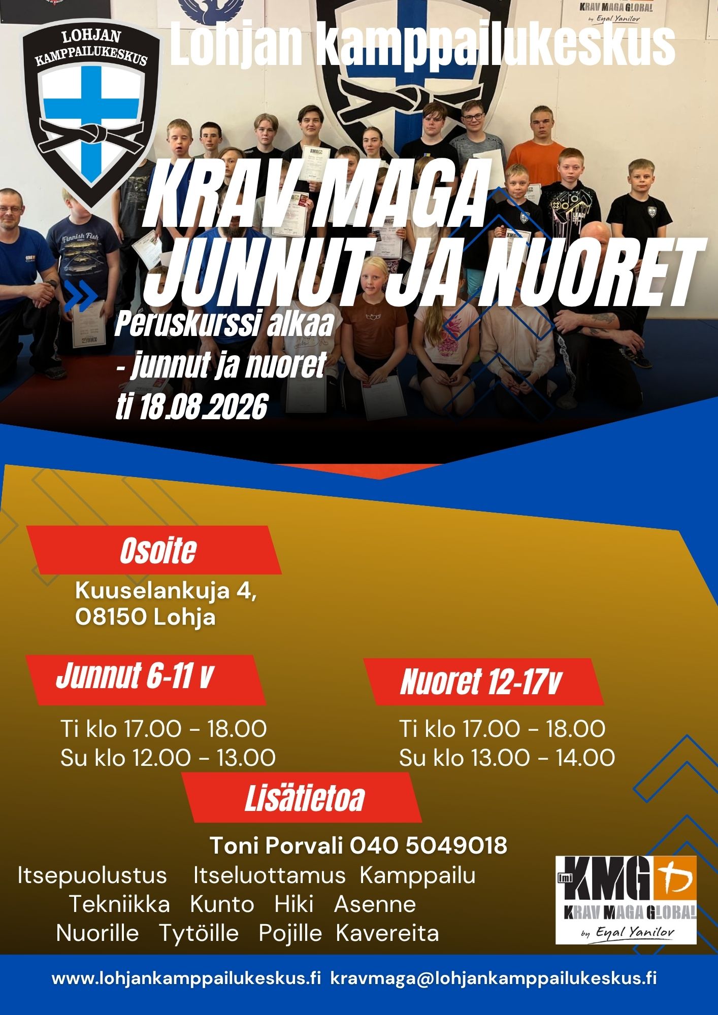 Krav Maga junnut ja nuoret